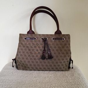 DOONEY & BOURKE, SIGNATURE  CANVAS TOTE,